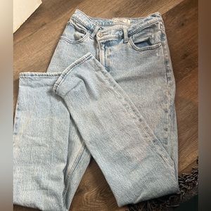 Abercrombie and fitch the straight 90s ultra high jeans